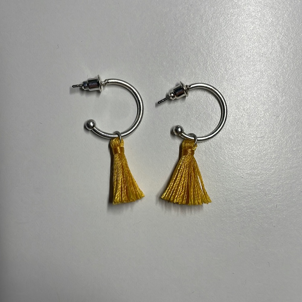 Silver earrings